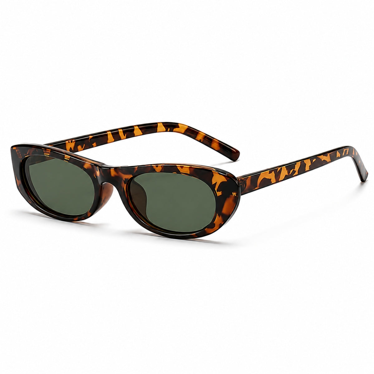 Suki Solbrille - Leopard Grøn