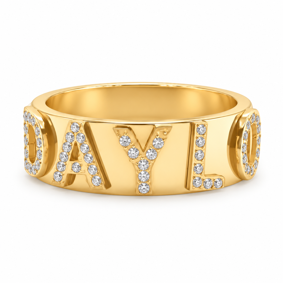 Signatur Diamant Ring - Guld