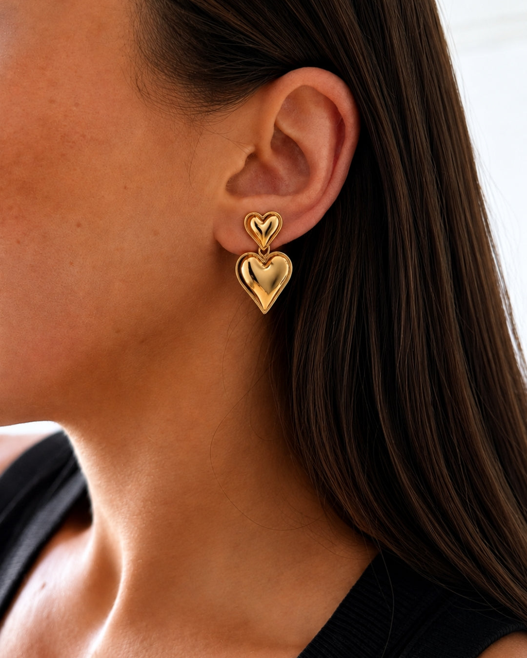 Alva Herzschmuck-Set – Gold