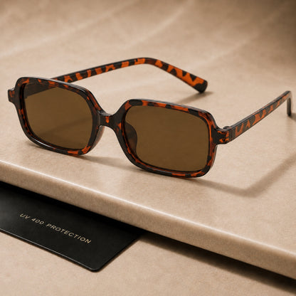 Seline Solbrille - Leopard Brun