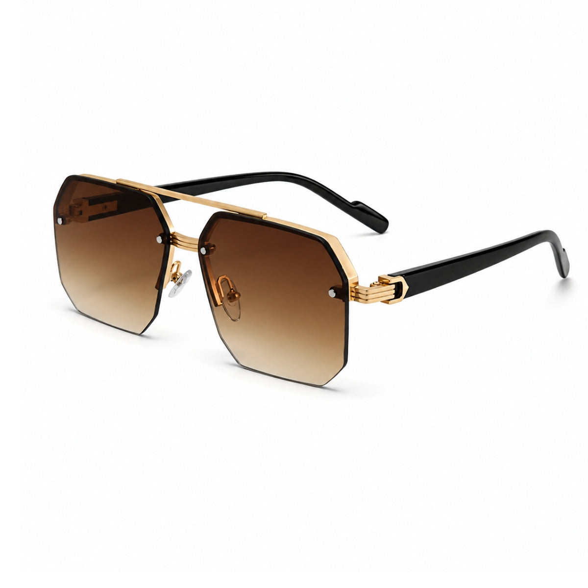 Avero Solbrille - Sort Guld Brun