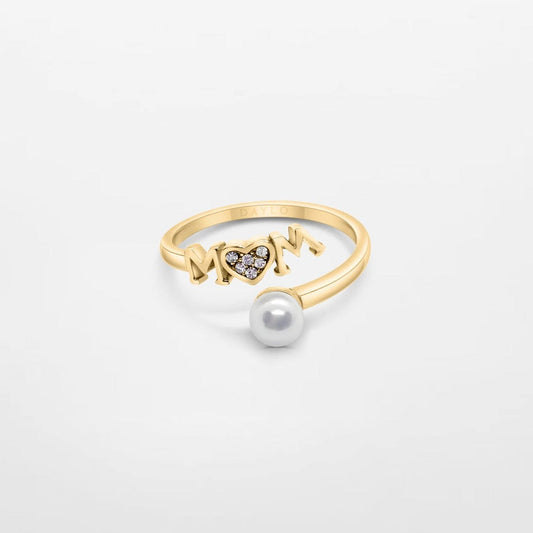 Mom Ring - Premium 18k Gold